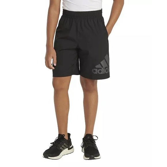 adidas Other - Adidas Big Boys Aeroready Elastic‎ Waistband Woven Shorts School Sport XL NWT